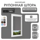 Рулонная штора Унистайл Унистайл кассетная рулонная штора - Блэкаут 88x175 см цвет серый