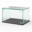 Витрина-купол Сладость №10-П для выпечки 40x25x30 см стекло цвет грейвуд