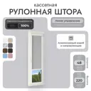 Рулонная штоа блэкаут Унистайл LKRBLSVS048220 48x220 см, цвет светло-серый