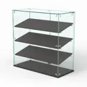 Витрина Сладость №1-П для выпечки 90x90x40 см стекло цвет грейвуд