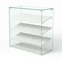 Витрина Сладость №1-О-П для выпечки 90x90x40 см стекло цвет белый