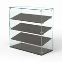 Витрина Сладость №1-О-П для выпечки 90x90x40 см стекло цвет дуб венге