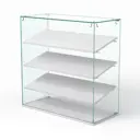 Витрина Сладость №1-О-П для выпечки 90x90x40 см стекло цвет ясень анкор светлый - u31104