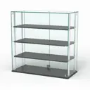 Витрина Сладость №1А-РЕГ-П 90x90x40 см стекло цвет черный