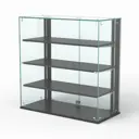 Витрина Сладость №1А-НЕО-П для выпечки 90x90x40 см стекло цвет черный