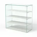 Витрина Сладость №1А-НЕО-П для выпечки 90x90x40 см стекло цвет белый