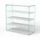 Витрина Сладость №1А-О-П для выпечки 90x90x40 см стекло цвет ясень анкор светлый - u31104