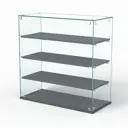 Витрина Сладость №1А-О-П для выпечки 90x90x40 см стекло цвет темно-серый