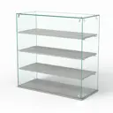 Витрина Сладость №1А-О-П для выпечки 90x90x40 см стекло цвет метрополитан грей