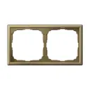 Рамка для розеток и выключателей Systeme electric ArtGallery GAL001602 2 поста цвет золото
