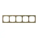 Рамка для розеток и выключателей Systeme electric ArtGallery GAL001605 5 постов цвет золото