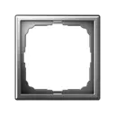 Рамка для розеток и выключателей Systeme electric ArtGallery GAL000901 1 пост цвет сталь