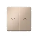 Выключатель для жалюзи встраиваемый Systeme electric ArtGallery GAL001219 2 клавиши цвет песочный