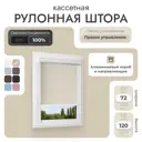 Рулонная штора блэкаут Унистайл RKRBLBEZ072120, 72x120 см, цвет бежевый