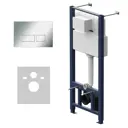 Инсталляция для унитаза Am.pm Next I074704.7051с клавишей хром