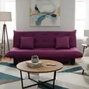 Диван раскладной Edlen 065 202x90x100 см рогожка цвет berry