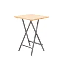Нераздвижной садовый стол складной Фотон Адлер 78 см x 78 см x 110 см металл бежевый