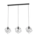 Светильник подвесной Eglo Straiton 43361 3 лампы 12 м² цвет черный