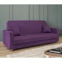 Диван раскладной Гамма Мелодия 215x100x100 см рогожка цвет фиолетовый