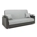 Диван раскладной Гамма Мелодия ДП №2 215x100x100 см шенилл цвет серый/шоколад