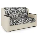 Диван раскладной Гамма Аккорд Д 120x95x110 см шенилл цвет бежевый/серый с узорами