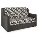 Диван раскладной Гамма Аккорд Д 120x95x110 см шенилл цвет шоколад/бежевый с ромбами