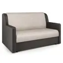 Диван раскладной Гамма Аккорд Д 160x95x110 см рогожка корфу/экокожа цвет шоколад/бежевый