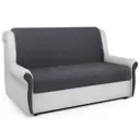 Диван раскладной Гамма Аккорд М 170x95x110 см рогожка цвет серый/белый