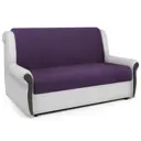 Диван раскладной Гамма Аккорд М 170x95x110 см рогожка цвет фиолетовый/белый