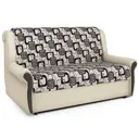 Диван раскладной Гамма Аккорд М 170x95x110 см шенилл цвет темно-бежевый/бежевый с ромбами