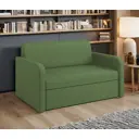 Диван раскладной Гамма Бит Куба 125x74x78 см рогожка цвет зеленый