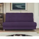 Диван раскладной Гамма БП 198x91x90 см рогожка цвет фиолетовый