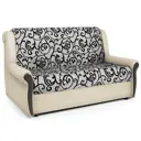 Диван раскладной Гамма Аккорд М 170x95x110 см шенилл цвет бежевый/серый с узорами