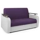 Диван раскладной Гамма Гранд Д 164x95x110 см рогожка цвет фиолетовый/белый