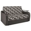 Диван раскладной Гамма Гранд Д 164x95x110 см шенилл цвет шоколад/бежевый с ромбами