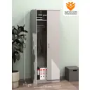 Шкаф распашной с 2 дверями ШО-35 71x192x37 см ЛДСП цвет серый