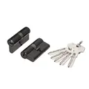 Цилиндровый механизм Fuaro 200 ZA/60 25+10+25 черный