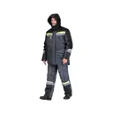 Костюм рабочий утепленный Градус 76134 темно-серый/черный/лимон размер 48-50 рост 170-176 см