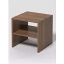 Тумба прикроватная №1 40x40x40 см ЛДСП цвет орех