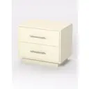 Тумба прикроватная №3 2 ящика 60x50x40 см ЛДСП цвет кремовый