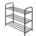 Этажерка для обуви Joy home 60x63x28 см 3 полки металл и пластик цвет черный
