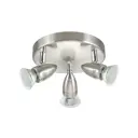 Спот поворотный Eglo Magnum Led 3 лампы цвет серебряный