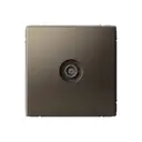 Розетка ТВ/радио/спутник встраиваемая Systeme electric ArtGallery GAL000691 цвет мокко