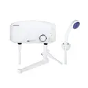 Проточный водонагреватель электрический Timberk Whel-3 OSC 3.5 кВт белый с душевой лейкой и краном