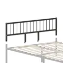 Изголовье для кровати Домаклево В3 180x39.5x3 см металл цвет черный