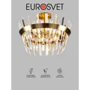 Хрустальная люстра EUROSVET 10111/5 золотая бронза