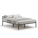 Кровать Домаклево mtlk-bz-sp2g-160-190-ch 160 x 69 x 190 см металл цвет черный