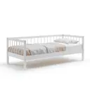 Кровать Домаклево Мечта-6 89x73x190 см обработка берёза цвет белый