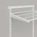 Заглушка 0.8x1.6x42 см пластик цвет белый