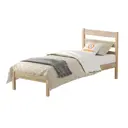 Кровать Домаклево Мечта-7 200x35x90 см дерево цвет натуральный